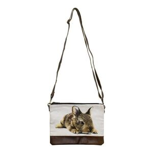 Kožená bavlněná Crossbody s králíčkem - 23*2*18cm GKTCKL obraz