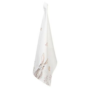 Kuchyňská utěrka s velikonočním motivem Rustic Easter Bunny - 50*70 cm REB42 obraz