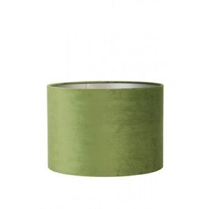 Zelené sametové stínidlo na lampu Velours - Ø 18* 15cm/ E27 2218058 obraz