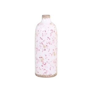 Keramická dekorační váza s růžovými kvítky Floral Cannes - Ø 11*31cm 65519-19 obraz