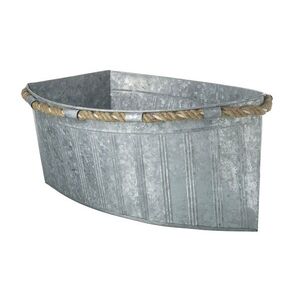 Plechový obal na květináč ve tvaru lodi Boat Planter - 28*40*56cm P821035 obraz