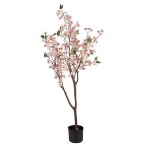 Dekorace umělý stromek třešeň s růžovými květy Cherry Blossom - 35*35*120 cm 5PL0147 obraz