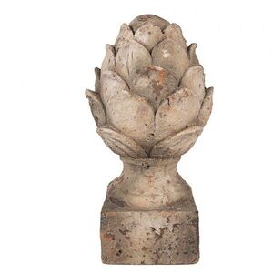 Béžovo-hnědá antik dekorace busta šiška - Ø 19*35 cm 6MG0141 obraz