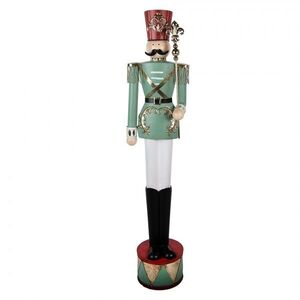 Kovová dekorace Louskáček Nutcracker - 34*29*152 cm 5Y1438 obraz