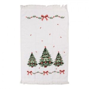 Kuchyňský froté ručník se stromky Christmas Harmony - 40*66 cm CTTCH obraz