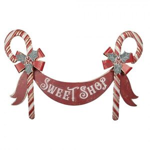 Nástěnná kovová cedule Sweet Shop - 91*5*59 cm 5Y1489 obraz