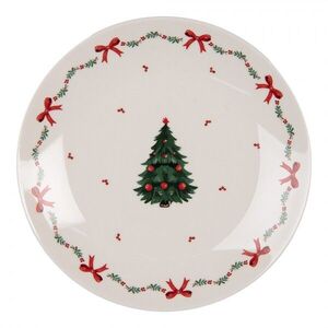 Porcelánový dezertní talířek se stromky Christmas Harmony - Ø 20*2 cm TCHDP obraz