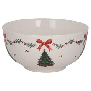 Miska na polévku se stromky Christmas Harmony - Ø 14*7 cm / 500 ml TCHBO obraz