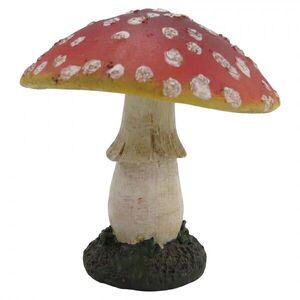 Dekorativní figurka muchomůrka - Ø 8*9 cm 6PR6492 obraz