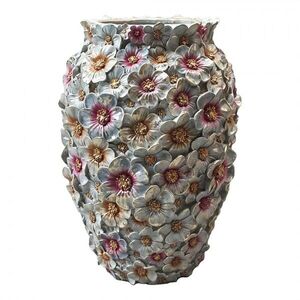 Luxusní dekorační váza s květy Vintage Chic - Ø 18*26 cm 6PR6226 obraz