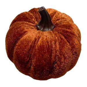 Rezavá dekorační sametová dýně Pumpkin Velvet - Ø 6 cm 66817CH obraz