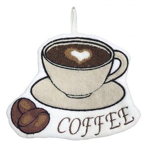 Plyšový ručník pro hosty Coffee - 20*1*22 cm 67008 obraz