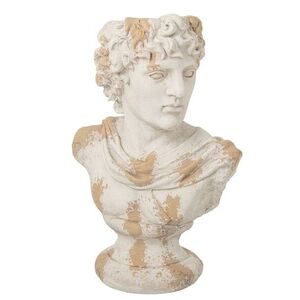 Béžový antik květináč busta Apollo Antiqou French - 49*31*78 cm 265228 obraz