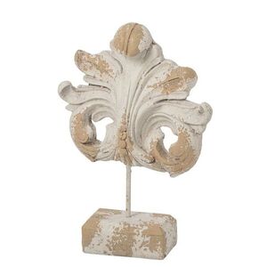 Béžová antik dekorace Fleur-De-Lis Antiqou French - 36*11*52 cm 265231 obraz