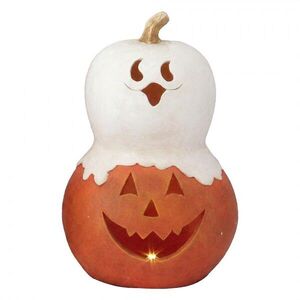 Halloween dekorace dýně Pumpkin s LED osvětlením - 28*23*43 cm 6PR6294 obraz