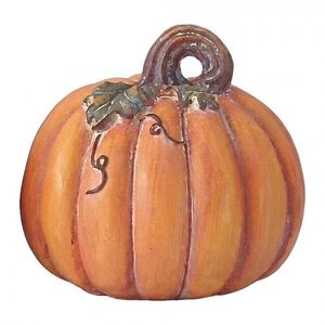 Oranžová antik dekorace dýně Pumpkin - Ø 22*22 cm 6PR6288 obraz