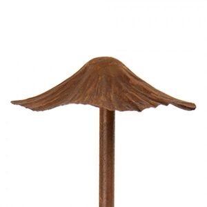 Rustikální rezavý kovový zápich houba - Ø 10*41 cm 6Y6155 obraz