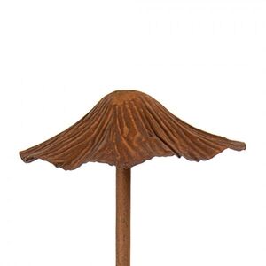 Rustikální rezavý kovový zápich houba - Ø 12*40 cm 6Y6154 obraz