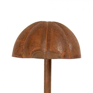 Rustikální rezavý kovový zápich houba S - Ø 8*31 cm 6Y6152 obraz