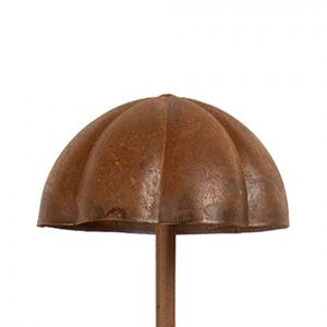 Rustikální rezavý kovový zápich houba M - Ø 11*40 cm 6Y6151 obraz