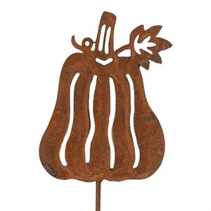Rustikální rezavý zápich dýně Pumpkin Rust - 7*1*40 cm 6Y6119 obraz