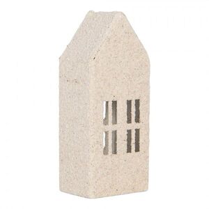 Kovový domek s pískovým povrchem Raw Sand - 5*4*11 cm 6Y6074 obraz