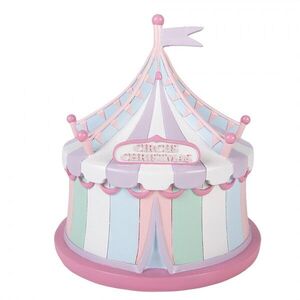 Vánoční dekorace cirkusový stan Pastel Christmas Chic - Ø 21*22 cm 6PR6246 obraz