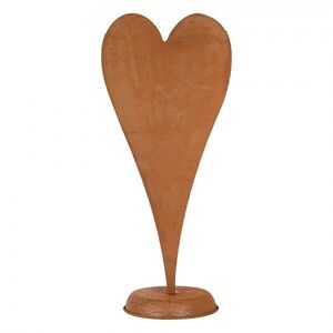 Rustikální rezavá dekorace srdce Heart Rust - 27*6*63 cm 5Y1472 obraz