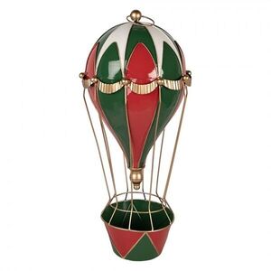 Vánoční kovová dekorace horkovzdušný balón- Ø 28*66 cm 5Y1456 obraz
