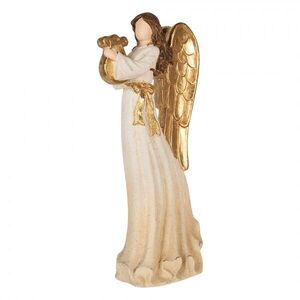 Dekorace figurka Anděl hrající na harfu - 28*16*63 cm 5PR0220 obraz