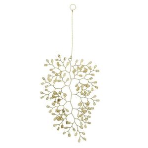 Luxusní dekorační ozdoba se skleněnými perličkami Glaze Forest - 10*13 cm 52108303 obraz
