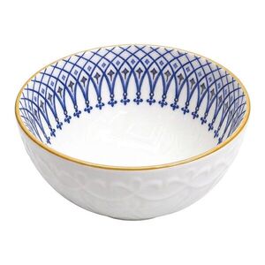 Keramická miska s modrým vzorem - Ø 11*5 cm / 300 ml 6CEBO0249 obraz