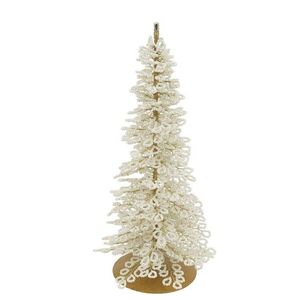 Elegantní vánoční dekorační stromek s perličkami Glaze Forest - 11*24 cm 52108019 obraz