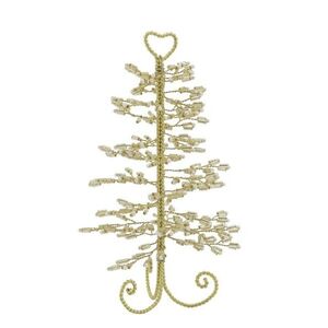 Elegantní vánoční zlatý stromek s perličkami Glaze Forest - 11*24 cm 52107903 obraz