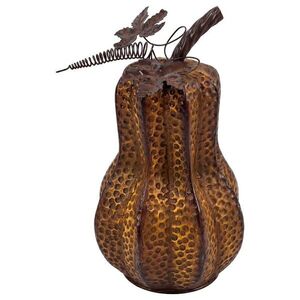 Rezavá antik kovová dekorace dýně Pumpkin Rust - Ø 18*32 cm 6Y6207 obraz