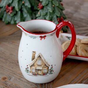 Vánoční keramický džbán Chalet de Noël – Ø 11*14 cm / 800ml 63016533 obraz
