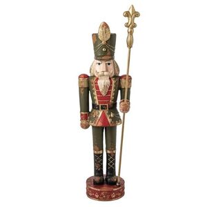 Venkovní antik vánoční dekorace louskáčka Nutcracker – 39*30*131 cm 265223 obraz