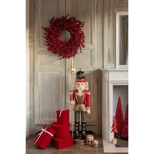 Venkovní antik vánoční dekorace louskáčka Nutcracker – 30*25*110 cm 265222 obraz
