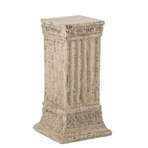 Béžový dekorační podstavec sloup na květiny Vintage Chateau – 38*38*75 cm 267483 obraz