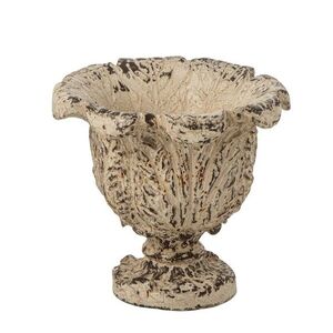 Béžový antik dekorační květináč Vintage Chateau – 31*31*27 cm 267480 obraz