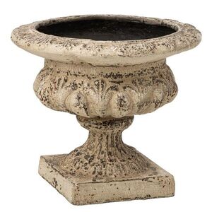 Béžový antik dekorační květináč Vintage Chateau – 56*56*50 cm 267482 obraz