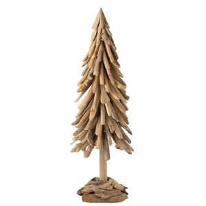 Velký dřevěný vánoční stromek z naplaveného dřeva Driftwood – 40*40*100 cm 57807 obraz