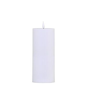 LED veliká sloupová venkovní bílá svíčka Pillar LED – Ø 10*25 cm / 3AAA 71077801 obraz