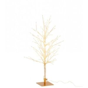 Zlatý kovový strom s LED světýlky Christmas Tree Gold – 34*30*59 cm 27503 obraz