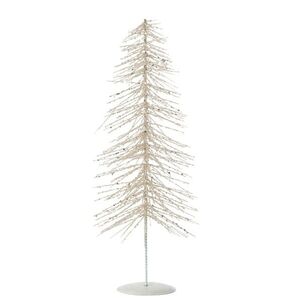 Bílo - stříbrný vánoční stromeček Deco Glitters – 14*14*45 cm 47049 obraz