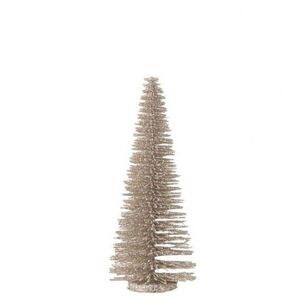 Champagne vánoční dekorativní stromek Glitter Tree – 5*5*15 cm 47079 obraz