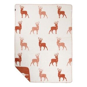 Béžovo-rezavý oboustranný pléd s jeleny Deer Rusty XL – 150*200*3 cm SSDKXLHAOC obraz