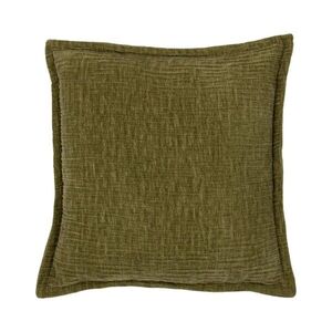 Polštář z mačkaného sametu Crinkled velvet green – 45*45*6 cm DCPKSAJ obraz