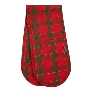 Červeno-zelená vánoční dvojitá chňapka Wonder Christmas – 85*18*2, 6 cm 7067GJFJ01 obraz