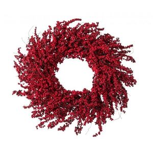Veliký věnec s červenými bobulemi Berries – 80*80*15 cm 266778 obraz
